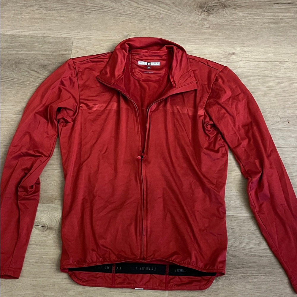 Castelli Men's Red Performance Jacket - Picture 2 of 3
